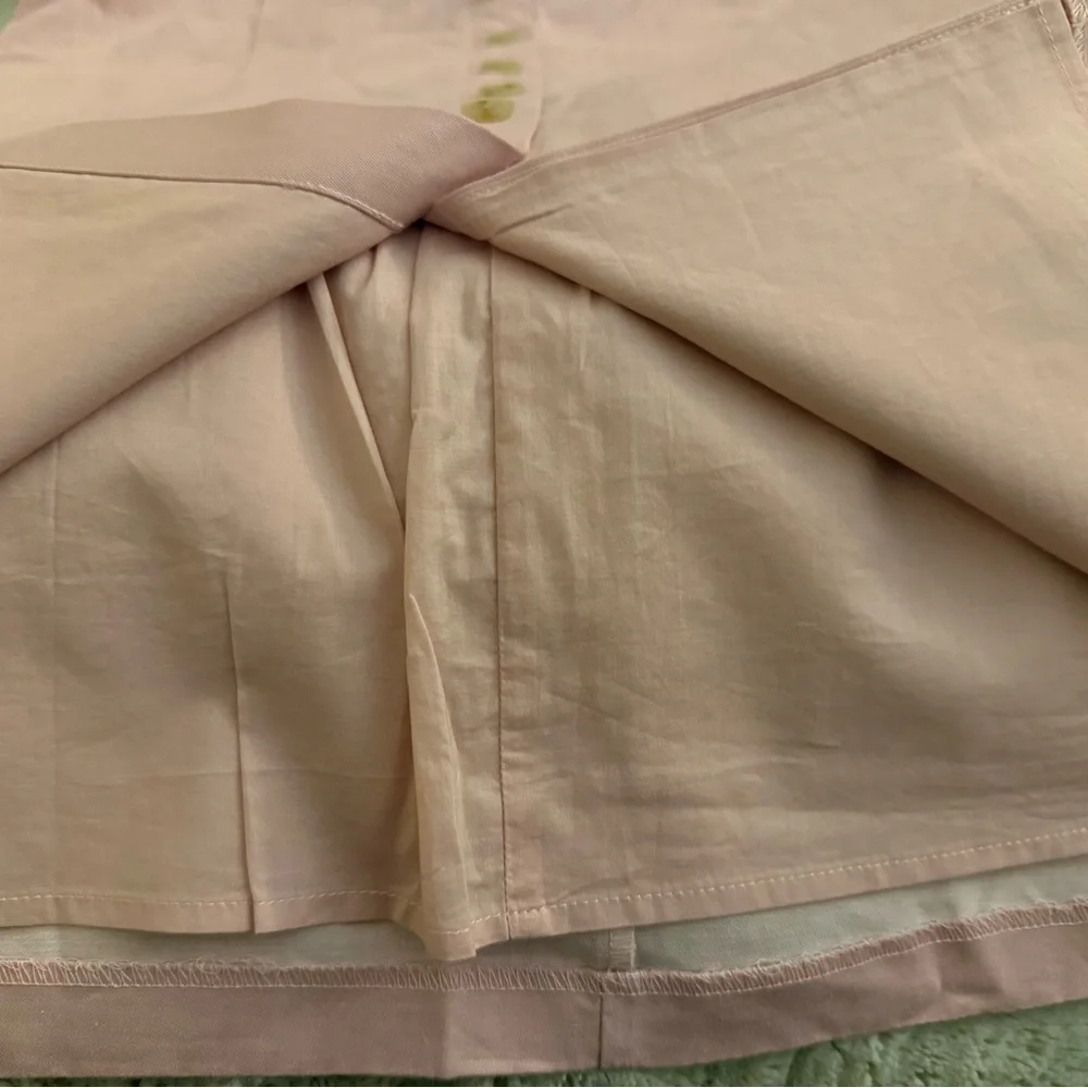 NWT Banana Republic Cotton-Linen Knee-Length Dress Light Pink Size 18 - Picture 7 of 10